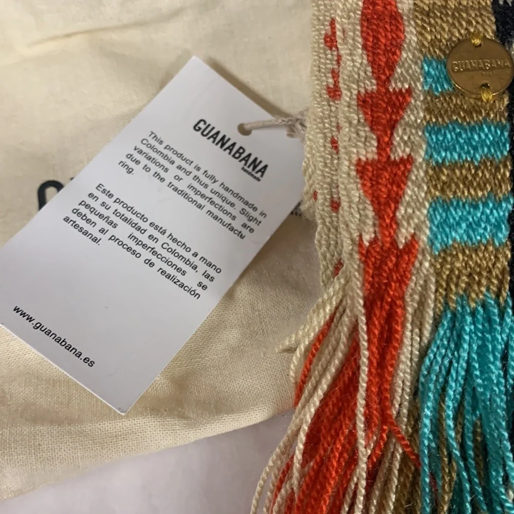 - GUANABANA BELT WITH FRING NEW WITH TAGS ONE SIZE 60 inch